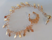 Load image into Gallery viewer, Ear To Nose/Lip/Septum Chain