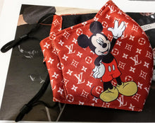Load image into Gallery viewer, MMouse Monogram Mask (R)
