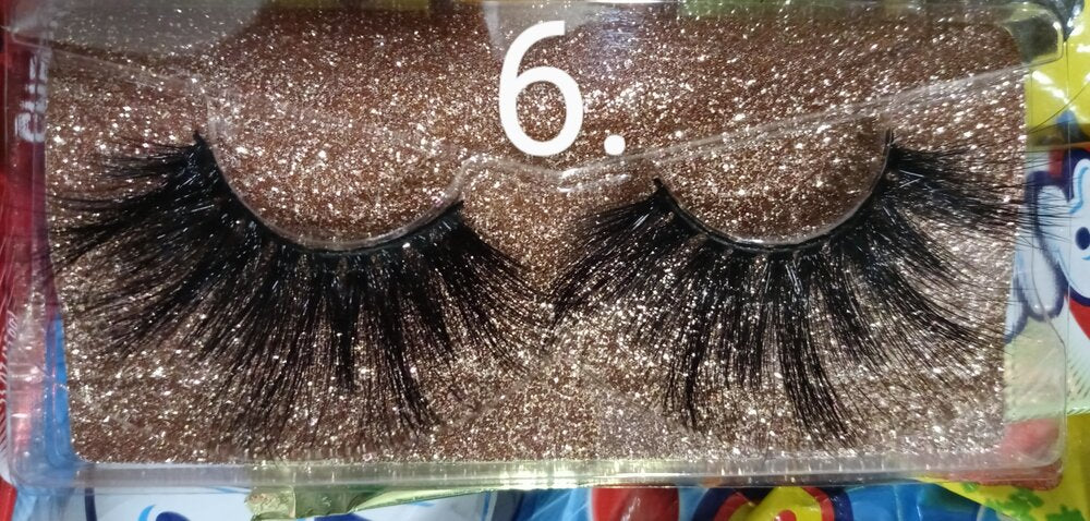 5D 25 MM Dramatic Extra Long Mink Lashes