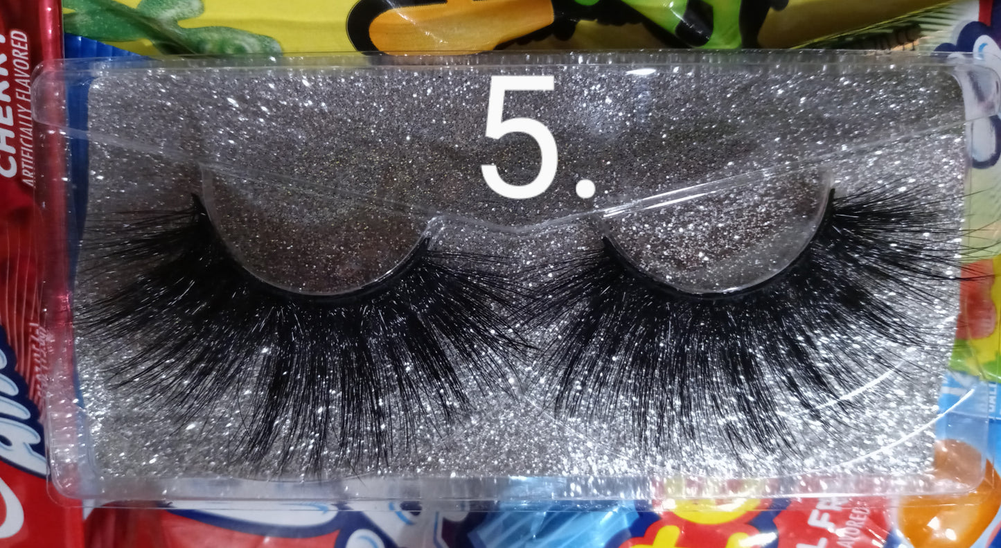 5D 25 MM Dramatic Extra Long Mink Lashes