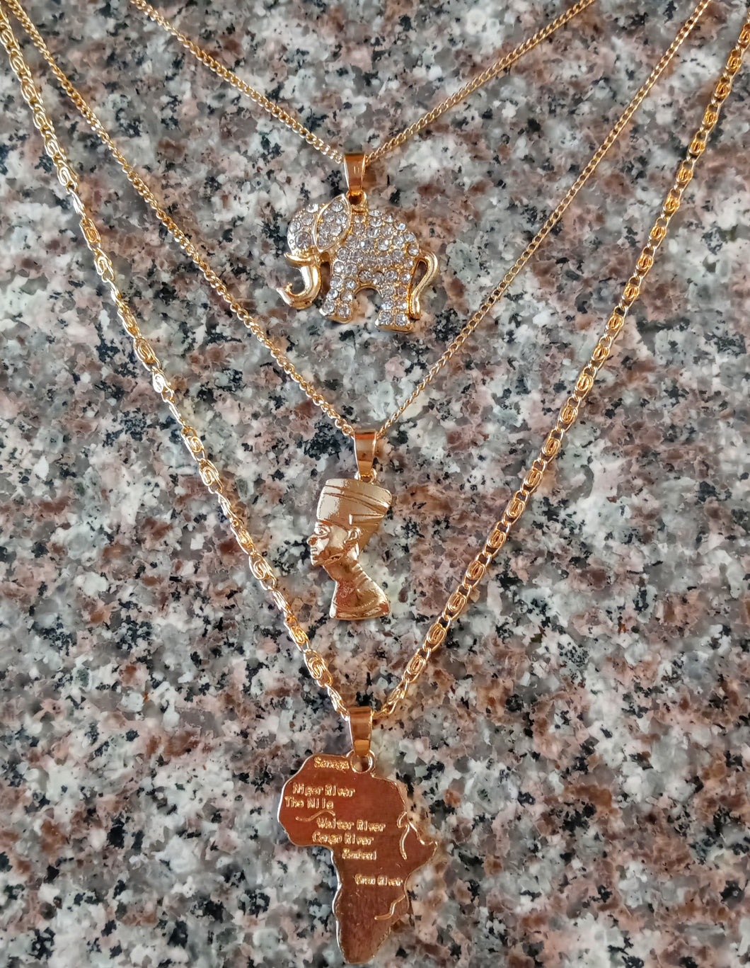 3 Layered Elephant/nefertiti/Africa