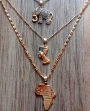 Load image into Gallery viewer, 3 Layered Elephant/nefertiti/Africa
