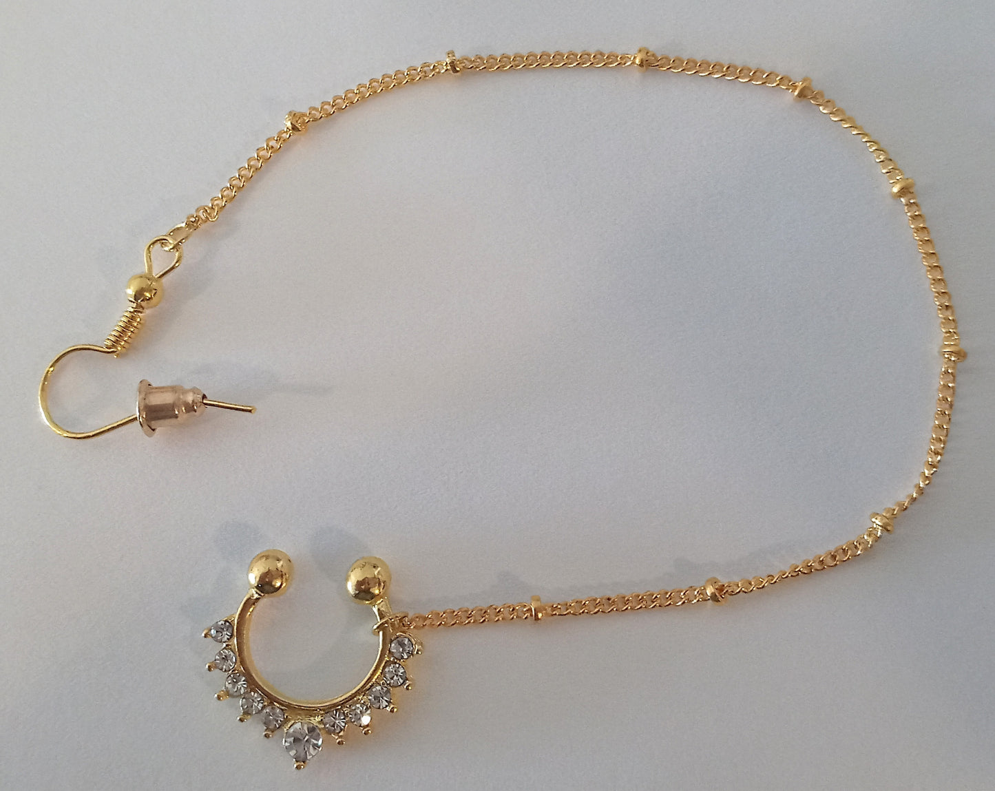 Ear To Nose/Lip/Septum Chain