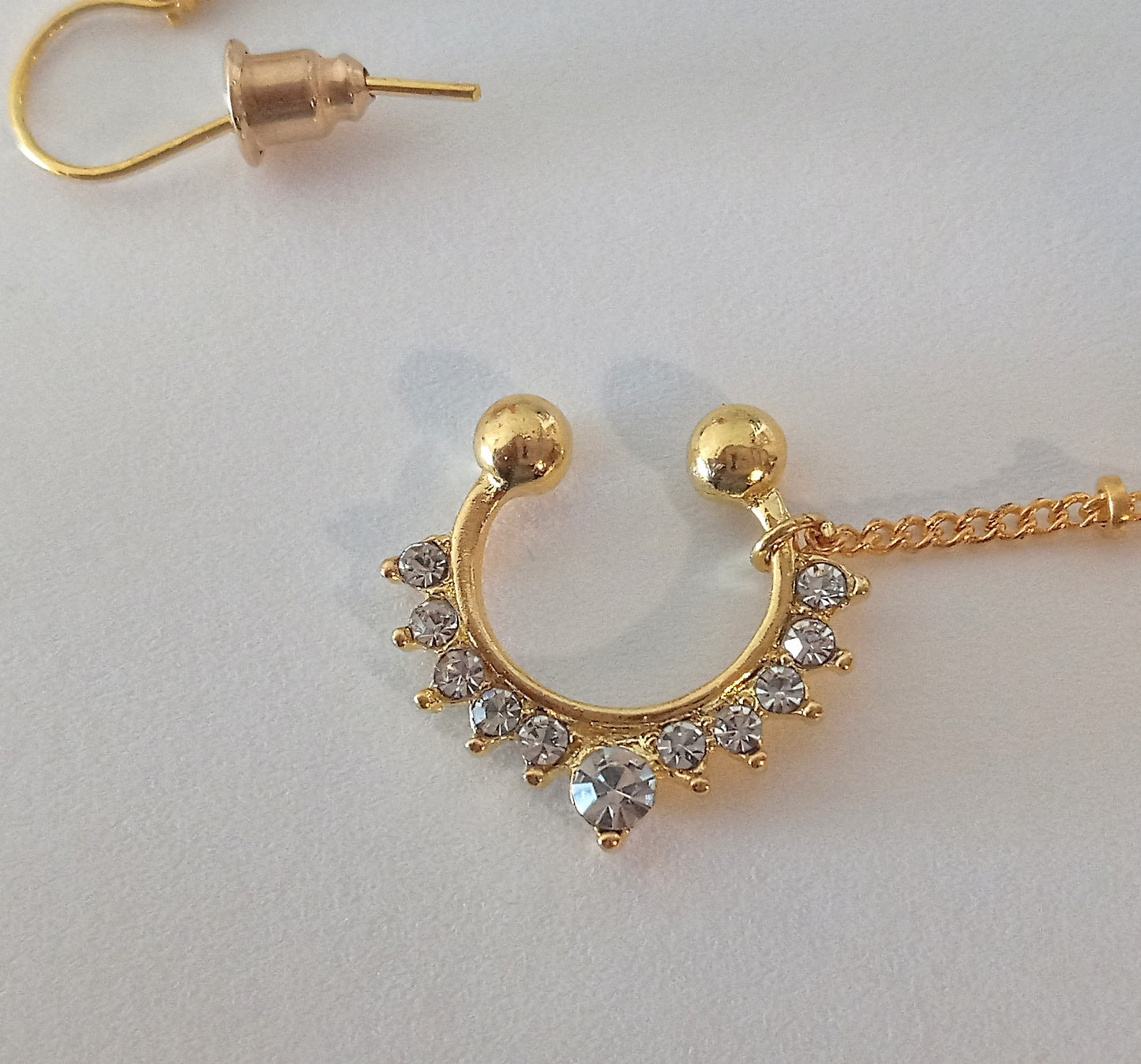 Ear To Nose/Lip/Septum Chain