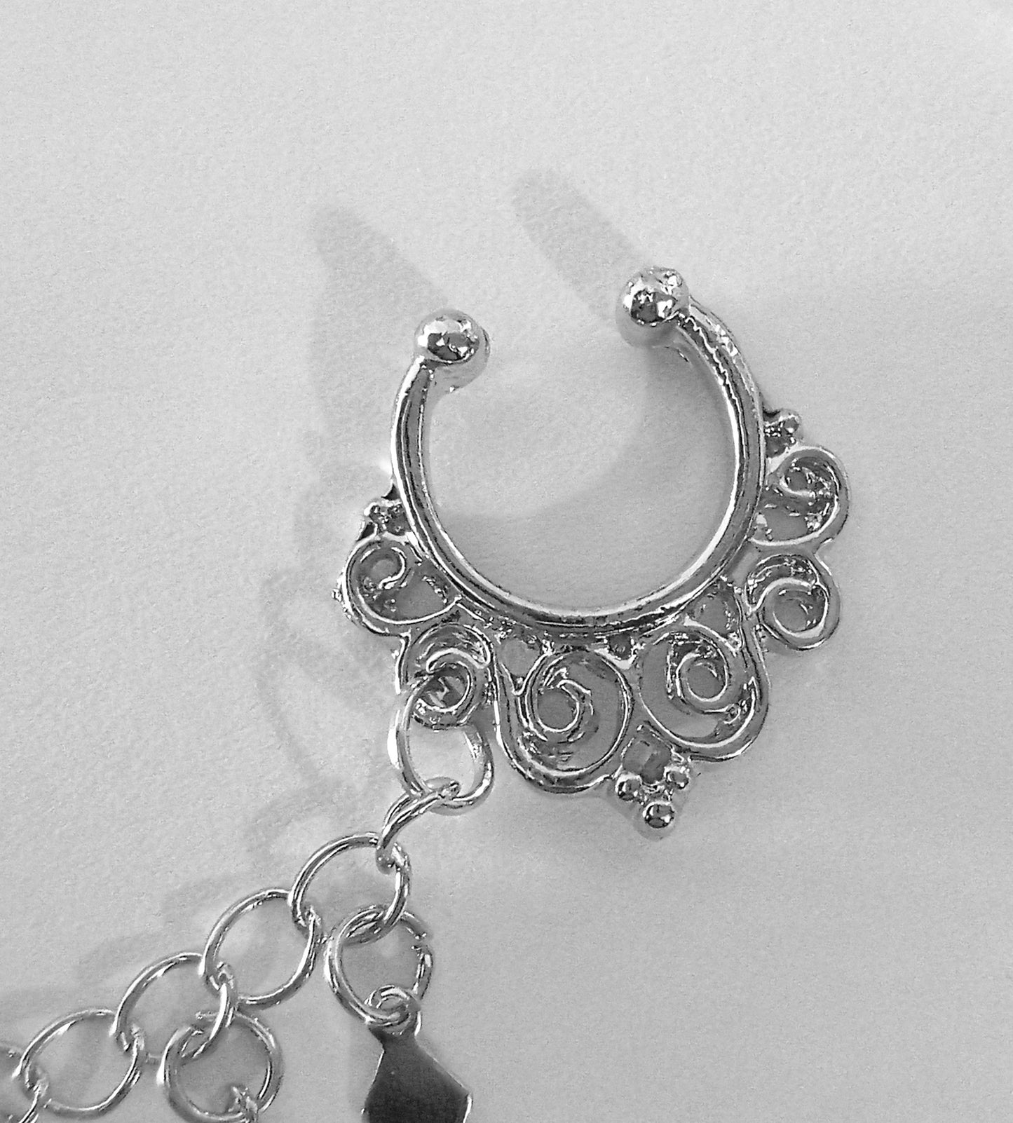Ear To Nose/Lip/Septum Chain